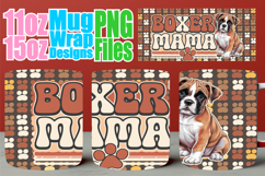 Radiant moments sublimation mug wrap, Dog Mom Product Image 1