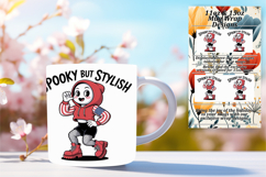 Luxurious 11oz Png Mug Wrap Template , Funny Ghost Product Image 1
