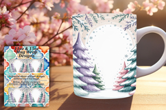 Playful 15oz Mug Wrap Png Artwork , Christmas Product Image 1