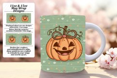 Pumpkin Patch Mug Wrap Sublimation Design 11oz 15oz Product Image 1