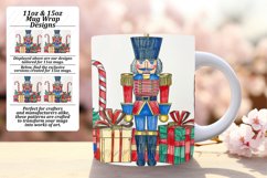 Holiday Mug Wrap Sublimation - Watercolor Art Product Image 1