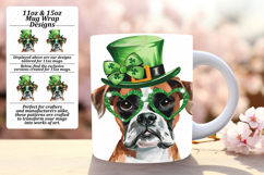 Timeless 15oz Mug Wrap Png Design , St Patrick Product Image 1