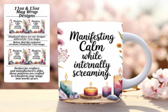 VIBRANT 11oz Mug Wrap PNG Template , Girl Quote Product Image 1