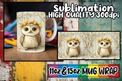 Spring Watercolor Animal Mug Wrap | 11oz 15oz Design Product Image 1