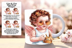 Gift 15oz Mug Wrap Png Design , Cupid Product Image 1
