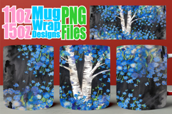 Bright beginnings 11oz 15oz sublimation wrap, Spring Tree Product Image 1