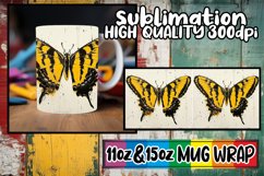 Spring Serenade Butterfly Mug: Sublimated Charm Product Image 1