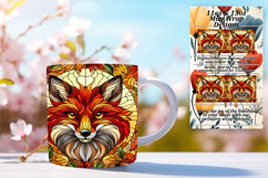 Fresh 15oz Mug Wrap Png Design , Animals Product Image 1
