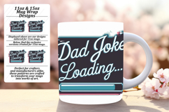 Lovely 15oz Mug Wrap Png Artwork , Father&#039;s Day Product Image 1