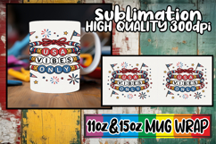 Dreamy afternoons sublimation print wrap, Patriotic Product Image 1