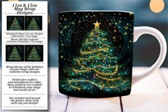 Captivating Christmas: Sublimation Mug Wrap Product Image 1