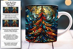 Yuletide Stained Glass Mug Design Product Image 1