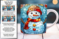 Glass Art Christmas Mugs - Sublime Wrap Patterns Product Image 1