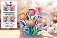Spring Bird Watercolor Wrap 11oz/15oz Mug Product Image 1