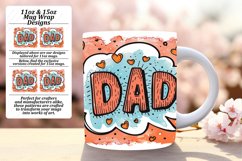 Whimsical Dad Cartoon Sublimation - 15oz Product Image 1