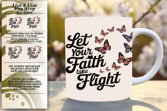 Elegant 15oz Mug Wrap Png Template , Religious Product Image 1