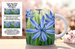 Flawless 11oz Mug Wrap Png Artwork , Flowers Product Image 1