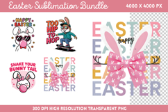Cottontail Bunny Club PNG, Easter Sublimation PNG Product Image 1