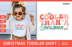 Funny Christmas Toddler Shirt Quote SVG | Cooler Product Image 1