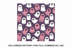 Halloween Boo Pattern Png | Sublimation | Digital Paper Product Image 1