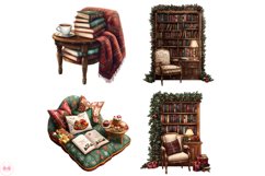 Christmas Reading Nook Clipart Product Image 5