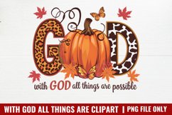 With God All Things Are Possible PNG Product Image 1