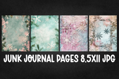 4 Christmas Digital Papers I Christmas Junk Journal Pages Product Image 1