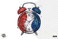 4th of July Books Reading Clipart Product Image 1