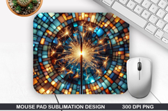 Mouse Pad Sublimation, 4th Of July Mouse Pad PNG Product Image 1