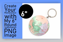 Stylish Round Design for Keychains , Abstract Pattern Product Image 1