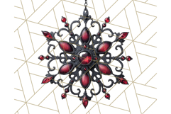 Gothic Christmas Clipart Dark Holiday PNG, Dark Christmas Product Image 2