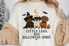 Little Legs Big Halloween Spirit PNG Sublimation Design Product Image 4
