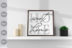 Home Sweet Home - Farmhouse SVG Design Product Image 2