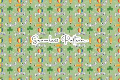 Lucky Teacher Apple Pattern - Leprechaun &amp; Clovers Product Image 1