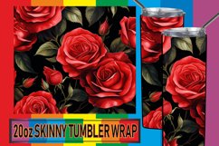 Artistic Blossoms: Watercolor Tumbler Magic Product Image 1