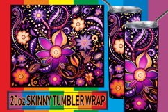 Dynamic Colorful Creations: Abstract Tumbler Wrap Product Image 1