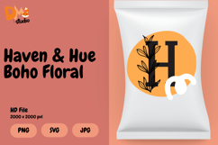 Haven &amp; Hue Boho Floral Monogram Product Image 1