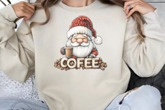 Coffee Lover Gnome Clipart PNG Product Image 1