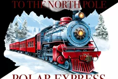 Polar Express PNG, Merry Christmas Sublimation Design Product Image 6