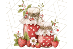 Cottagecore Kitchen Clipart, Vintage Country Floral Kitchen Product Image 2