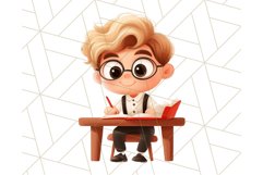 Boy Teacher Clipart PNG, Cute Male Teacher Illustration Product Image 2