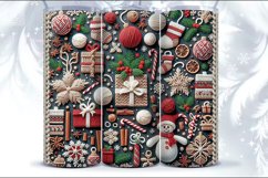 4 Christmas Seamless Tumbler Wrap 20 oz Product Image 3
