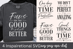 Inspirational Quotes SVG PNG Product Image 1