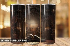 3D Gothic Book Tumbler Design Product Image 1