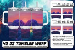 Retro Vintage Floral Tumbler 40oz: Vibrant Sublimation Product Image 1