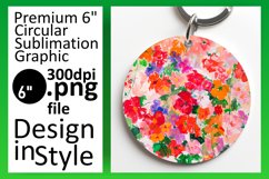 Modern 3D Pattern Round Sublimation Range Product Image 1