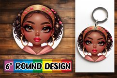 Blissful Keychain Circle Style, Love Girl Product Image 1