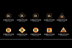 Letter CR Logo Bundle Monogram Product Image 1