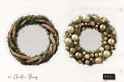 4 Christmas Photo Ornament PNG Product Image 3