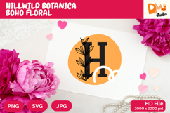 Hillwild Botanica Boho Floral Monogram Product Image 1